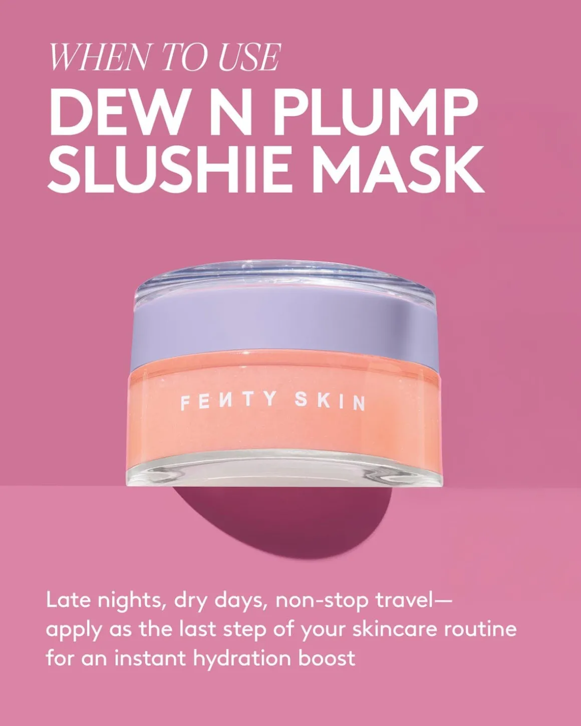 Dew N Plump Intense Hydration Slushie Overnight Face Mask