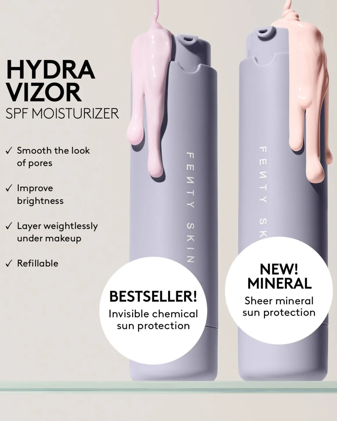 Hydra Vizor Mini Broad Spectrum Mineral SPF 30 Sunscreen Moisturizer