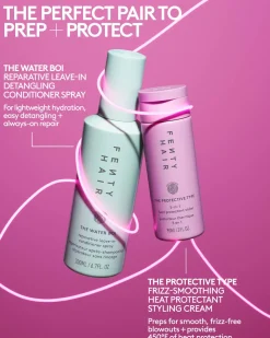 The Hydrated + Hot Ones Leave-in Conditioner + Heat Protectant Duo